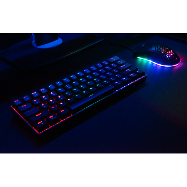 Speedlink - ATMOS RGB Rainbow Mechanical 60% Gaming Keyboard with brown switches, black - US layout