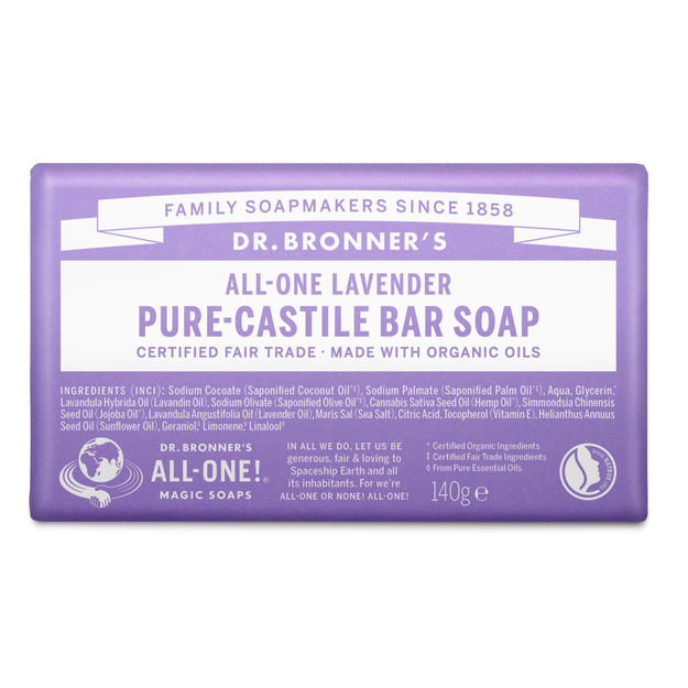 Dr. Bronner's - Bar Soap Lavender 140 g
