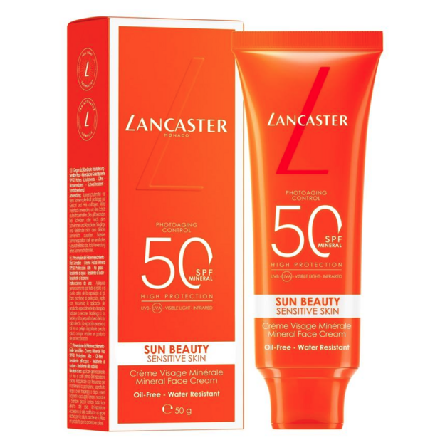 Lancaster Sun - Sensitive Sun Beauty Mineral Face Cream SPF50 50 ml