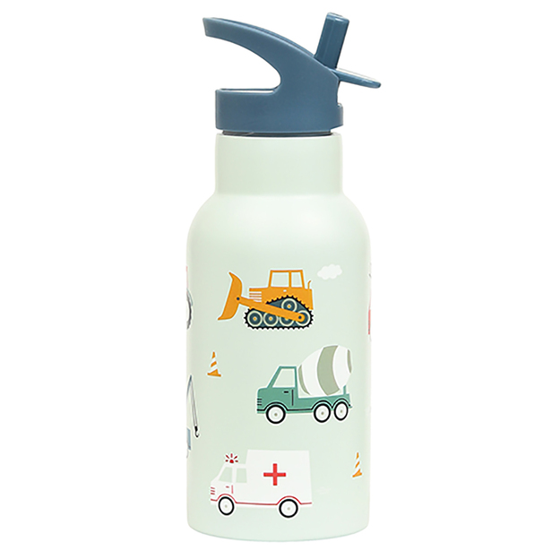 A little lovely company - Stainless steel drinking bottle - Vehicles - 7.3 x 20 x 7.3 cm