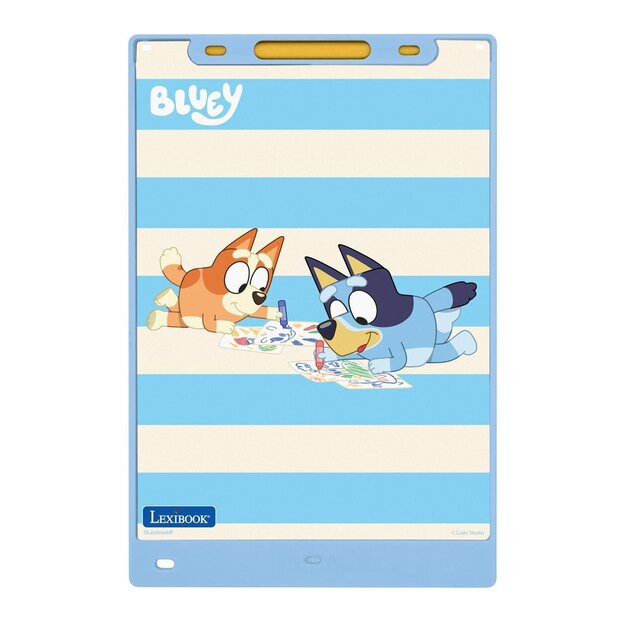 Lexibook - Bluey 11’’ multicolor learning drawing E-ink tablet with stencils (CRT10BY)