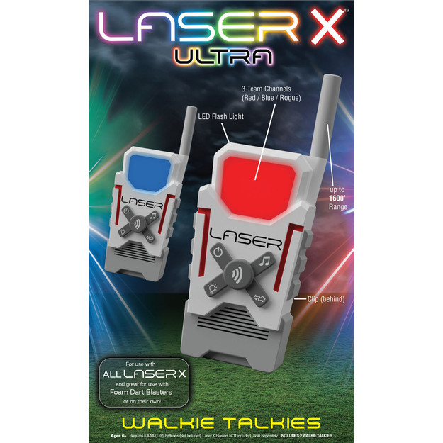 Laser X - Walkie Talkies 2 pcs (20335)