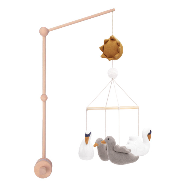 Vanilla Copenhagen - Music Mobile + Holder - Swan (MUSM3624)