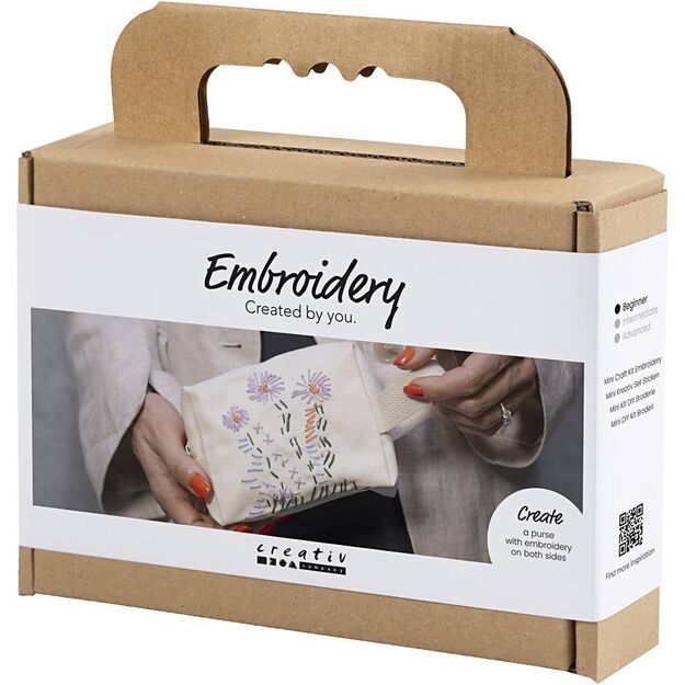 Mini Craft Kit Embroidery - Make-up bag - cream (977859)