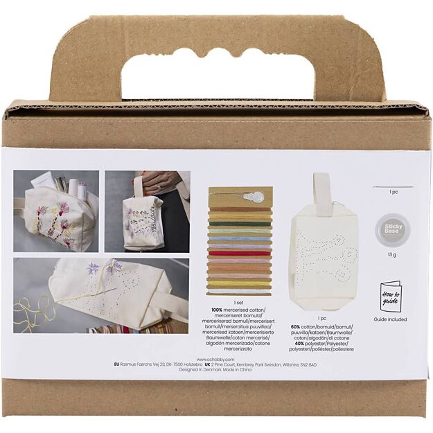 Mini Craft Kit Embroidery - Make-up bag - cream (977859)