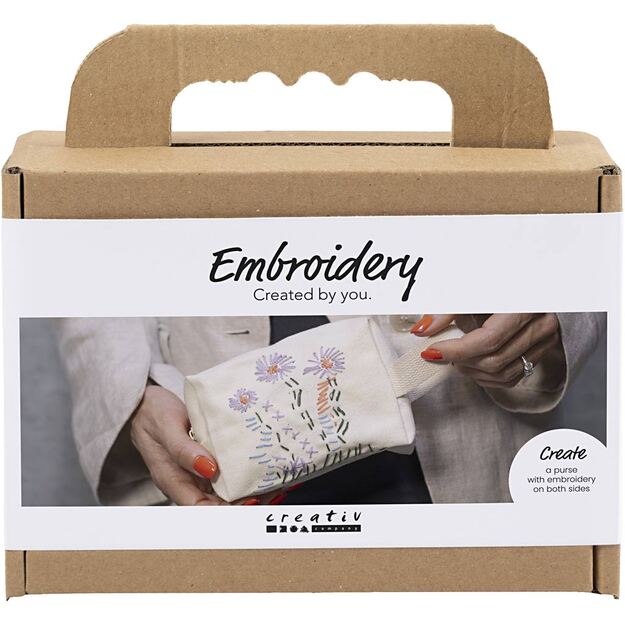 Mini Craft Kit Embroidery - Make-up bag - cream (977859)