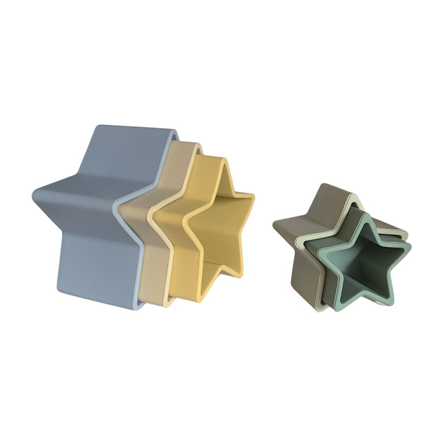 Magni - Silicone Stacking Tower with Star Shaped Boxes (5559)