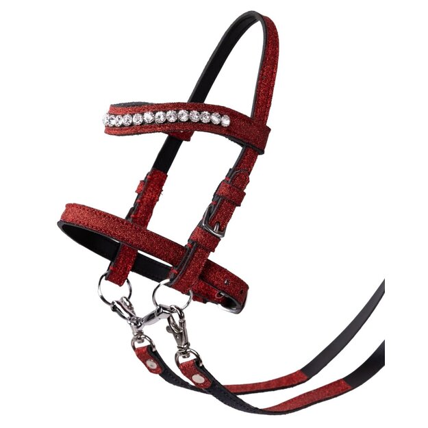 My Hobby Horse - Bridle red glitter (MHH011008)