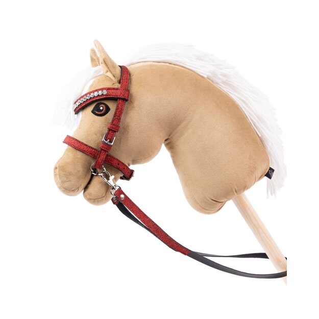My Hobby Horse - Bridle red glitter (MHH011008)