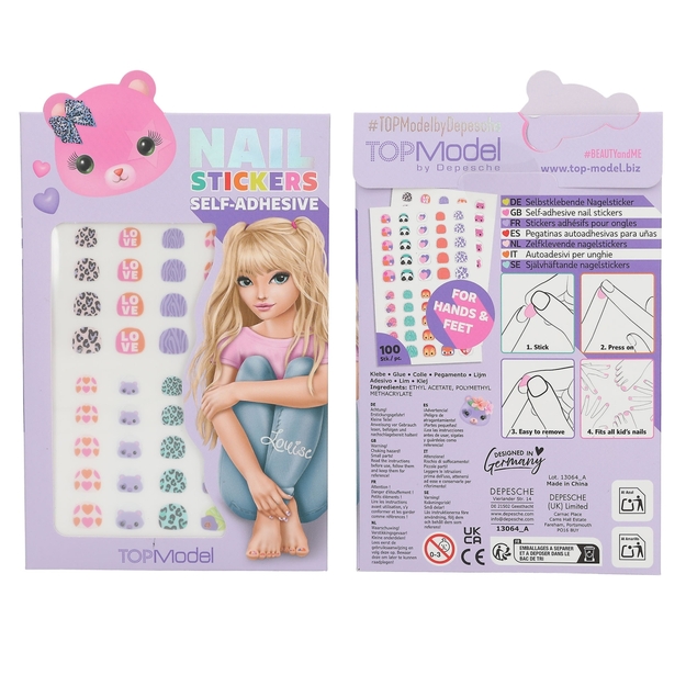 TOPModel - Self-adhesive Nail Stickers BEAUTY and ME ( 0413064 )