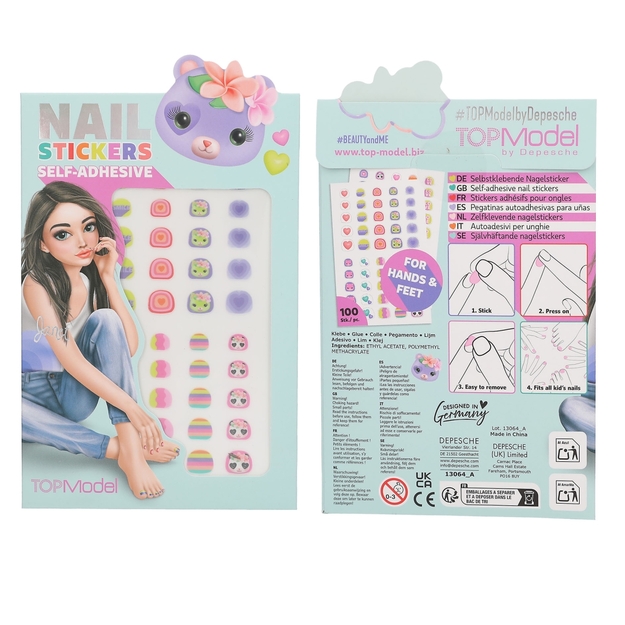 TOPModel - Self-adhesive Nail Stickers BEAUTY and ME ( 0413064 )