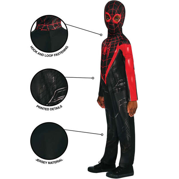 Rubies - Miles Morales Gamevserse Jumpsuit - (110-116 cm)