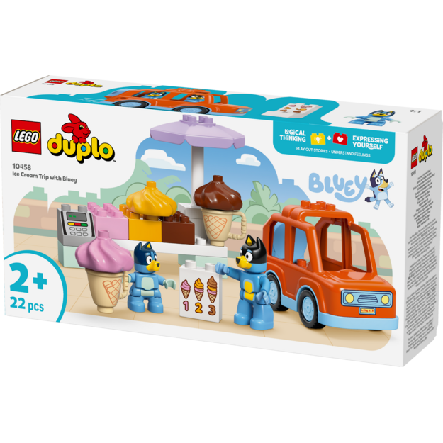 LEGO - DUPLO Bluey - Ice Cream Trip with Bluey (10458)