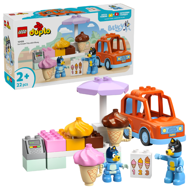 LEGO - DUPLO Bluey - Ice Cream Trip with Bluey (10458)