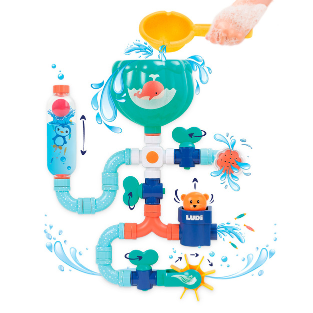 LUDI - Bath toys - Water circuit (LU40085)