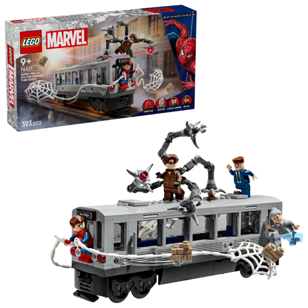 LEGO - Super Heroes - Spider-Man vs. Doc Ock: Subway Train Scene (76321)