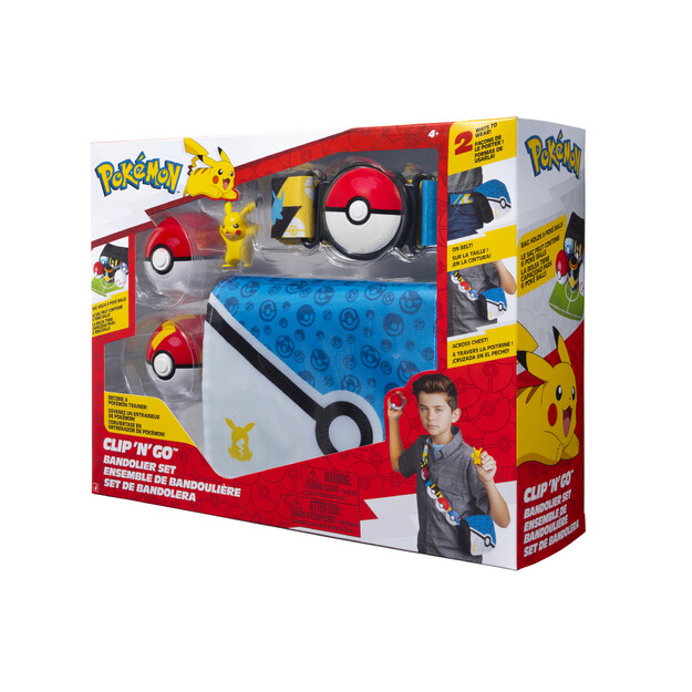 Pokémon - Clip N Go Bandolier Set Pikachu (PKW4171)