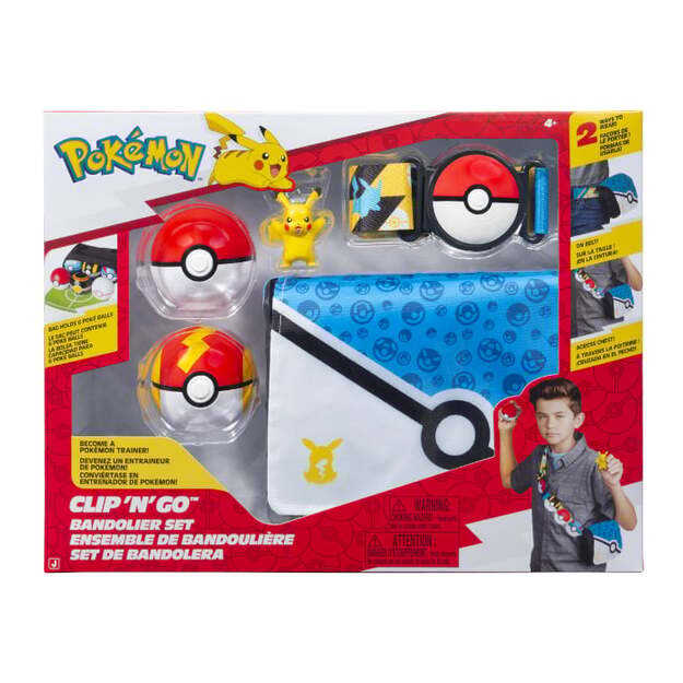 Pokémon - Clip N Go Bandolier Set Pikachu (PKW4171)