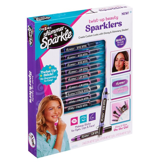 Shimmer n Sparkle - Twist Up Beauty Sparklers (65703S)