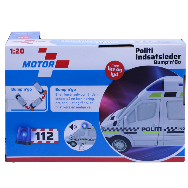 Motor 112 - Police car bump ’n go with light and sound