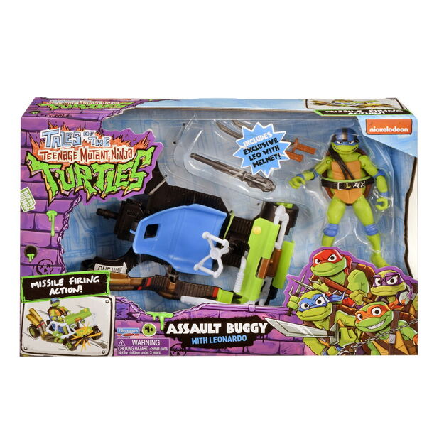 Turtles Tales Of Vehicles Asst - Leonardo