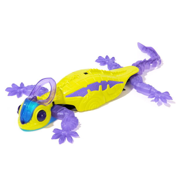 Hex Bots - Wall Crawler Chameleon, Green and purple