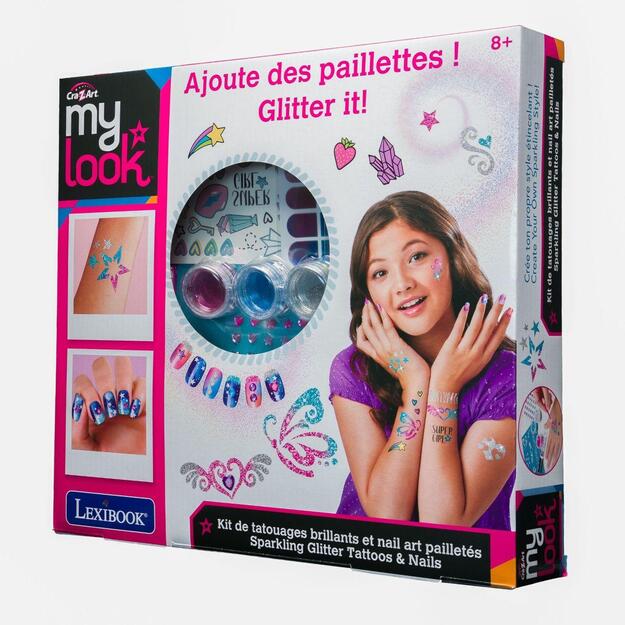 Cra-Z-Art - Sparkling Glitter Tattoos & Nails (CRSS16)