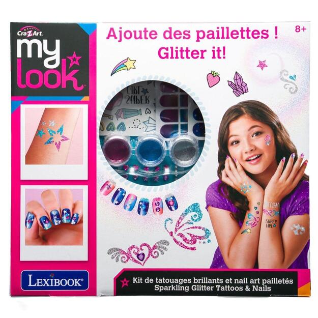 Cra-Z-Art - Sparkling Glitter Tattoos & Nails (CRSS16)