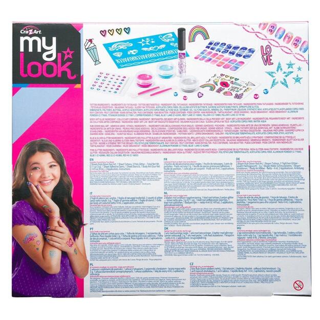 Cra-Z-Art - Sparkling Glitter Tattoos & Nails (CRSS16)