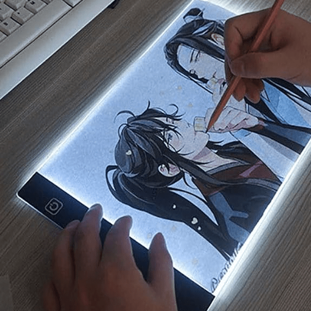 Tablet Graficzny A4 Deska Kreślarska Podkładka Led do Rysowania Kopiowania  25