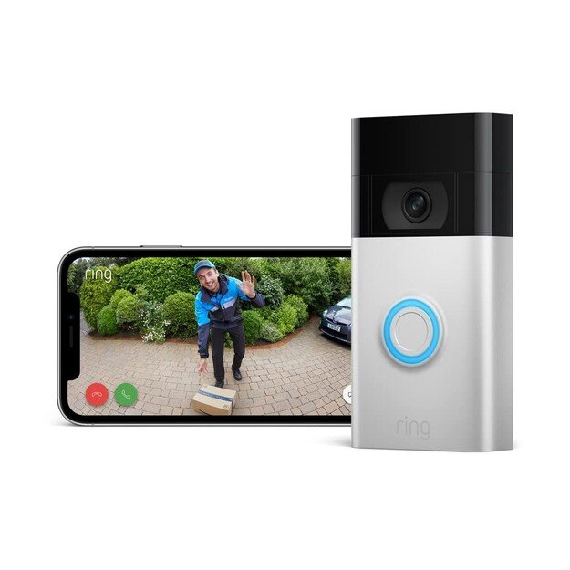 Ring - Video Doorbell Gen2 Silver 2
