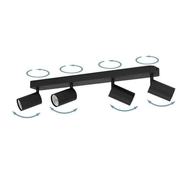 EGLO - Telimbela-Z track light black - RGB + TW - Zigbee, Bluetooth 1