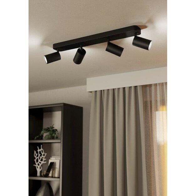 EGLO - Telimbela-Z track light black - RGB + TW - Zigbee, Bluetooth 4