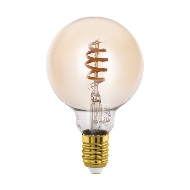 EGLO - E27 G95 spiral, amber - TW - Zigbee, Bluetooth