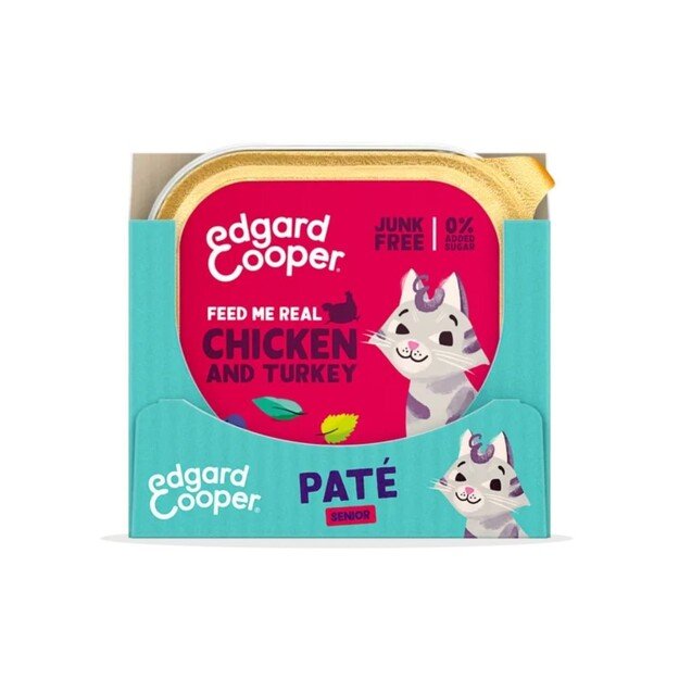 Edgard Cooper - Cat Senior Vetfood Paté - Chicken/Turkey - 85g