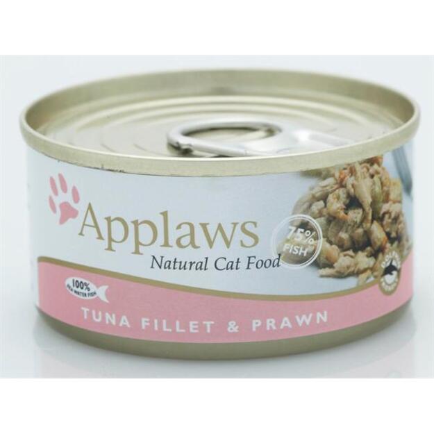 Applaws - 24 x Wet Cat Food 156 g - Tuna & Prawn