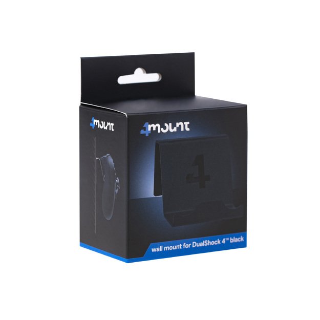 4mount - Wall Mount For Controller DS4 - Black 1