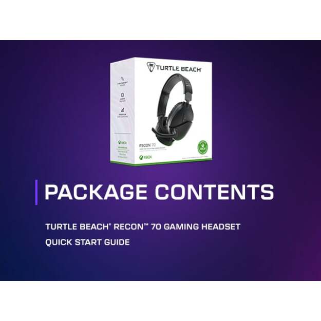 Turtle Beach Recon 70 Black (2024) Xbox X Headset 25