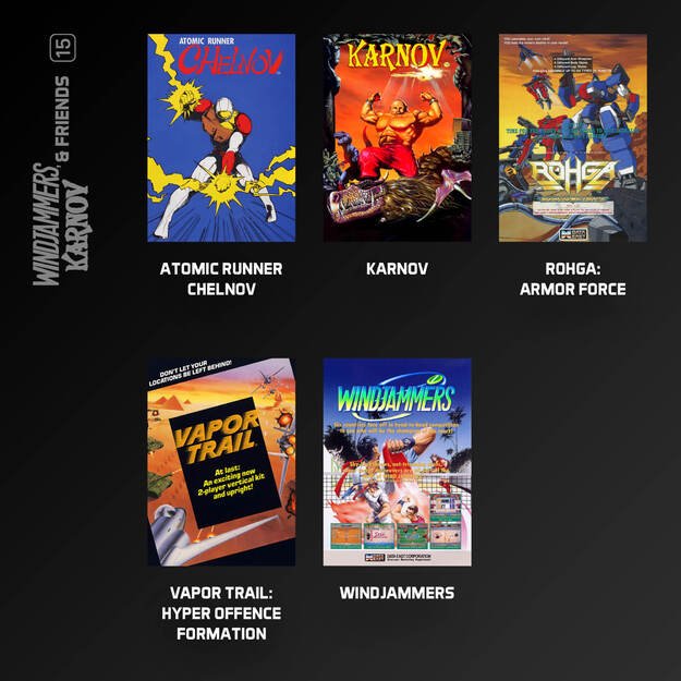 Evercade Windjammers, Karnov & Friends 7