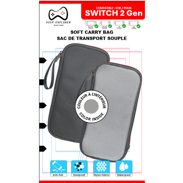 Deep Explorer - Soft Carry Bag Grey 2