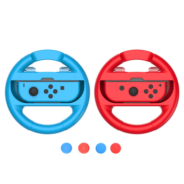 Maxx Tech  - Joy-Con Wheels & Grip Kit for Nintendo Switch 2/1 4