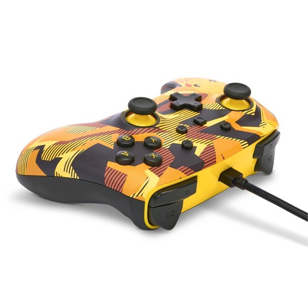 PowerA Enhanced Wired Controller - Nintendo Switch - Camo Storm Pikachu