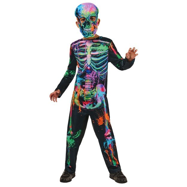 Rubies - Halloween Costume - Bonesky Graffiti Skeleton (98-104 cm)