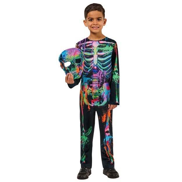 Rubies - Halloween Costume - Bonesky Graffiti Skeleton (98-104 cm)