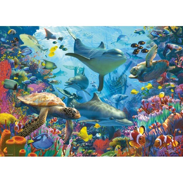 Ravensburger - Puzzle - Coral Reef Retreat 1000p (12001172) 1