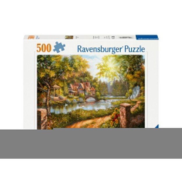 Ravensburger - Puzzle Cottage By The River 500p (12000218) 2
