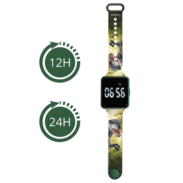 Lexibook - Dinosaurs - LED digital Watch (DMW060DINO)
