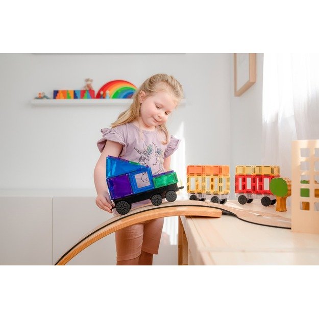 Connetix - Transport Pack - Rainbow - 50 Pieces (CT-R-00050-TR) 2