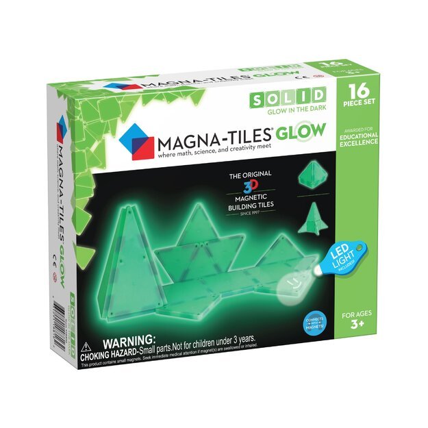 MAGNA-TILES - Glow 16 Piece Set (90215)