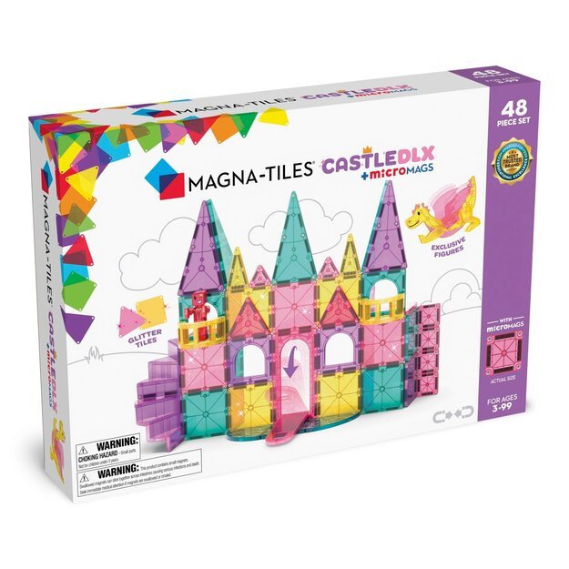 MAGNA-TILES - Castle Deluxe 48 Piece Set (90291) 1